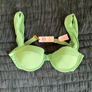 Onia x WeWoreWhat Mint Claudia Bikini Top